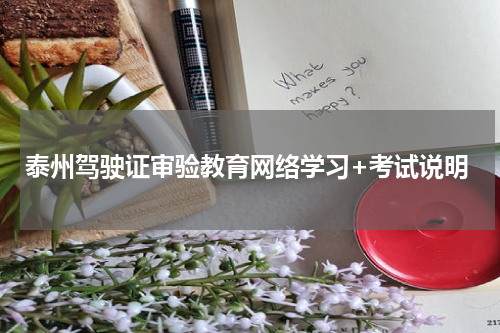 泰州驾驶证审验教育网络学习+考试说明