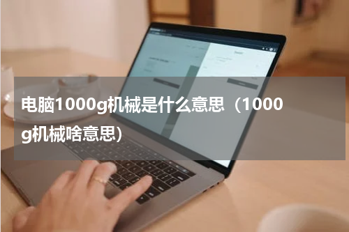 电脑1000g机械是什么意思（1000g机械啥意思）