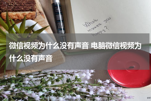 微信视频为什么没有声音 电脑微信视频为什么没有声音