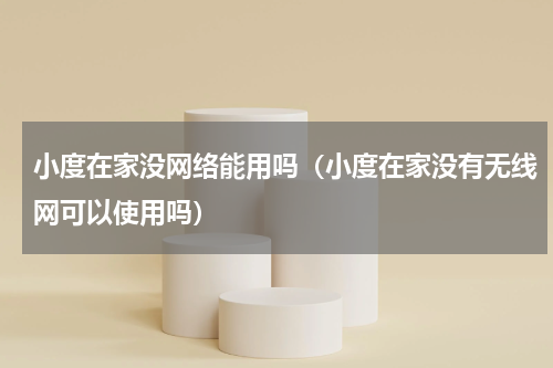 小度在家没网络能用吗（小度在家没有无线网可以使用吗）