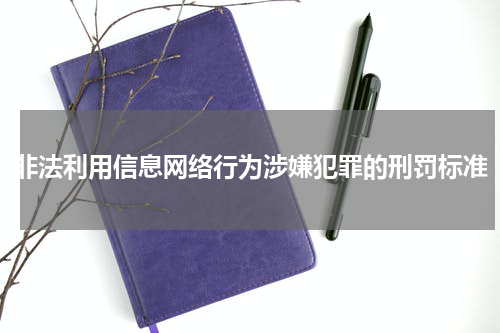 非法利用信息网络行为涉嫌犯罪的刑罚标准
