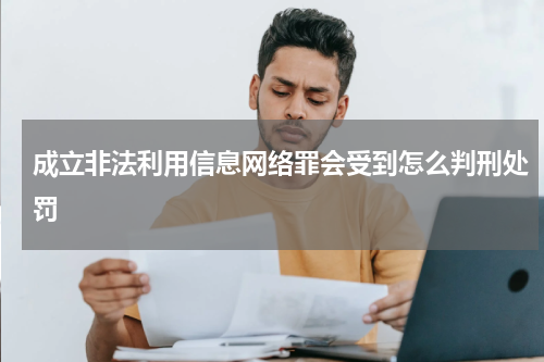 成立非法利用信息网络罪会受到怎么判刑处罚