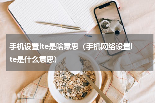 手机设置lte是啥意思（手机网络设置lte是什么意思）