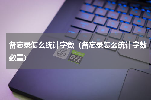 备忘录怎么统计字数（备忘录怎么统计字数数量）
