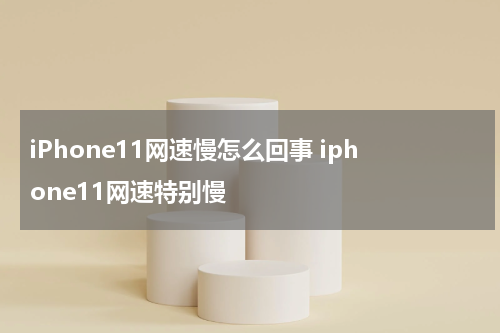 iPhone11网速慢怎么回事 iphone11网速特别慢