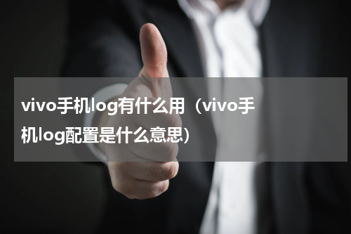 vivo手机log有什么用（vivo手机log配置是什么意思）