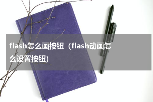flash怎么画按钮（flash动画怎么设置按钮）