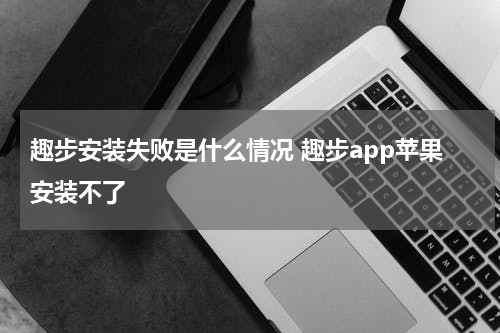趣步安装失败是什么情况 趣步app苹果安装不了