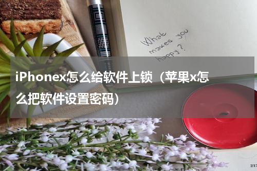 iPhonex怎么给软件上锁（苹果x怎么把软件设置密码）