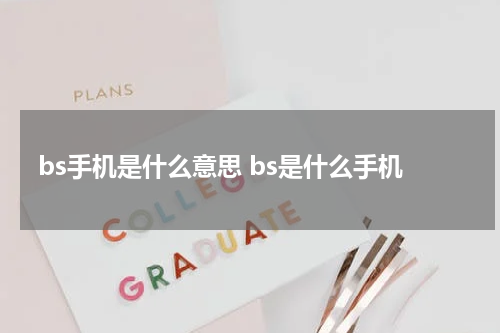 bs手机是什么意思 bs是什么手机