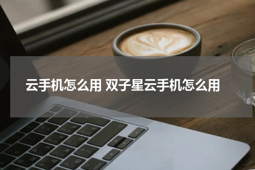 云手机怎么用 双子星云手机怎么用