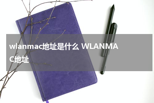 wlanmac地址是什么 WLANMAC地址