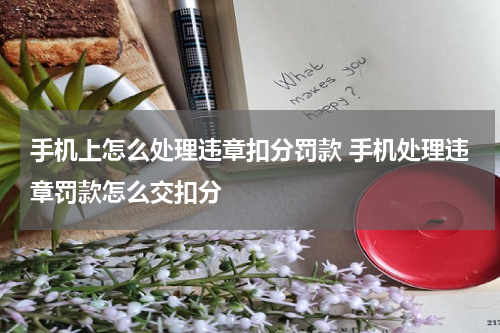 手机上怎么处理违章扣分罚款 手机处理违章罚款怎么交扣分