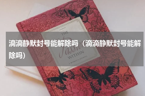 滴滴静默封号能解除吗（滴滴静默封号能解除吗）