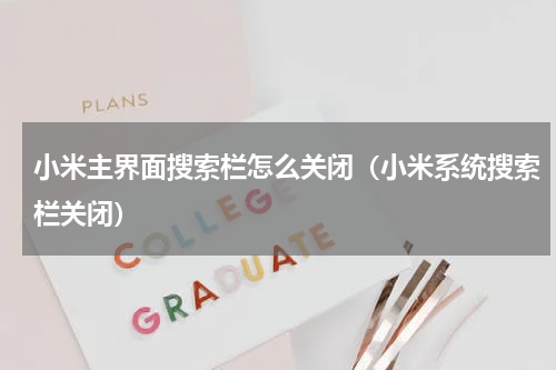 小米主界面搜索栏怎么关闭（小米系统搜索栏关闭）