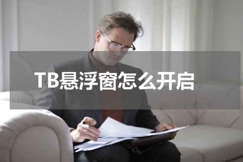 TB悬浮窗怎么开启