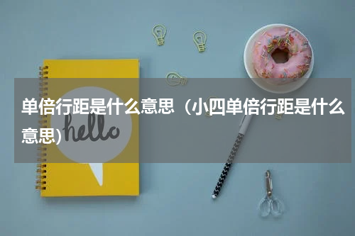 单倍行距是什么意思（小四单倍行距是什么意思）