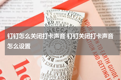 钉钉怎么关闭打卡声音 钉钉关闭打卡声音怎么设置