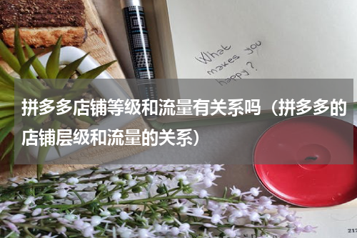 拼多多店铺等级和流量有关系吗（拼多多的店铺层级和流量的关系）