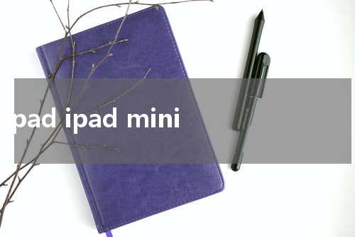 ipad ipad mini