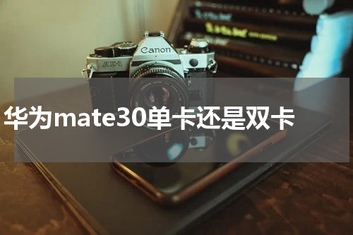 华为mate30单卡还是双卡