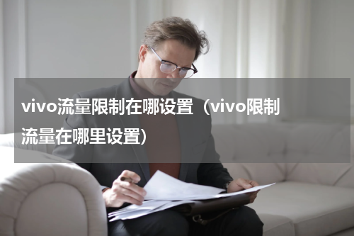 vivo流量限制在哪设置（vivo限制流量在哪里设置）