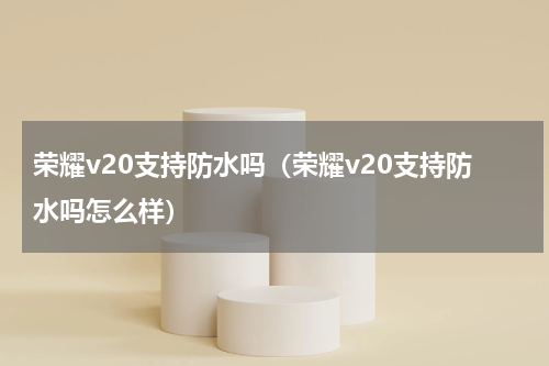 荣耀v20支持防水吗（荣耀v20支持防水吗怎么样）