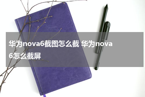 华为nova6截图怎么截 华为nova6怎么截屏