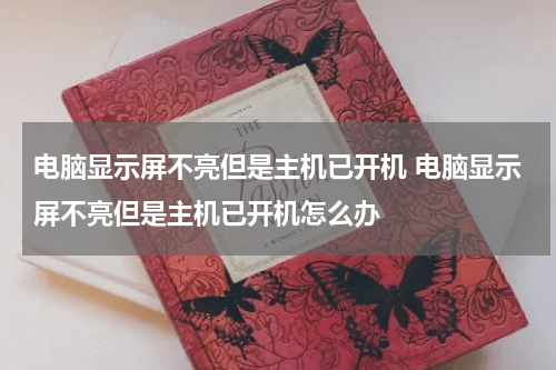 电脑显示屏不亮但是主机已开机 电脑显示屏不亮但是主机已开机怎么办