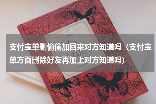 支付宝单删偷偷加回来对方知道吗（支付宝单方面删除好友再加上对方知道吗）