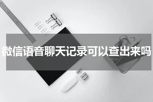 微信语音聊天记录可以查出来吗