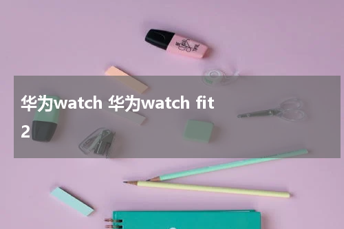 华为watch 华为watch fit2