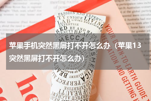 苹果手机突然黑屏打不开怎么办（苹果13突然黑屏打不开怎么办）