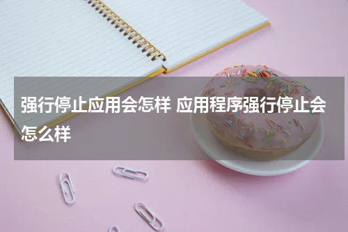 强行停止应用会怎样 应用程序强行停止会怎么样