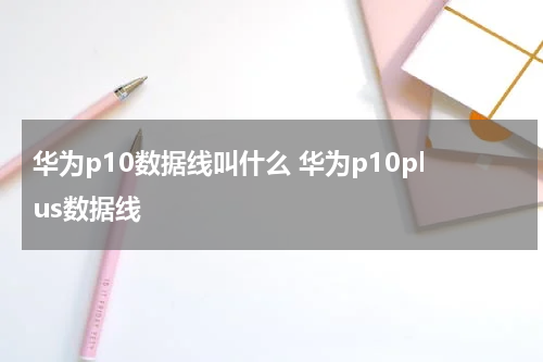 华为p10数据线叫什么 华为p10plus数据线