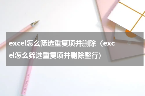 excel怎么筛选重复项并删除（excel怎么筛选重复项并删除整行）