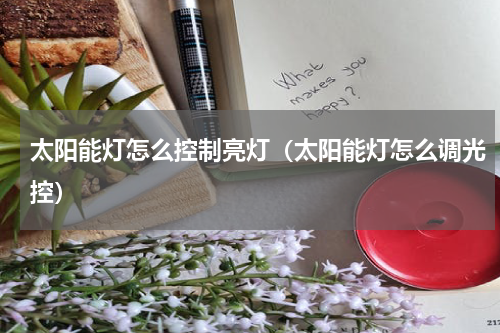 太阳能灯怎么控制亮灯（太阳能灯怎么调光控）