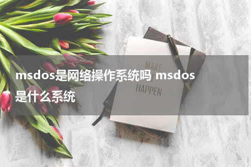 msdos是网络操作系统吗 msdos是什么系统