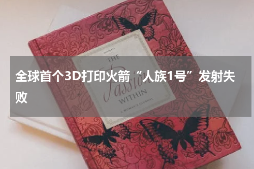 全球首个3D打印火箭“人族1号”发射失败