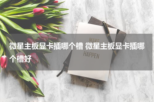 微星主板显卡插哪个槽 微星主板显卡插哪个槽好