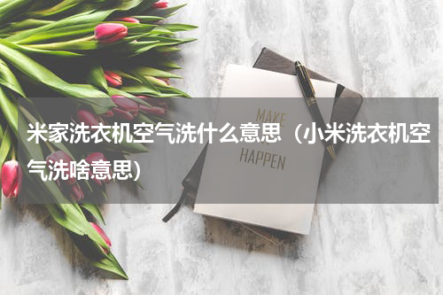 米家洗衣机空气洗什么意思（小米洗衣机空气洗啥意思）