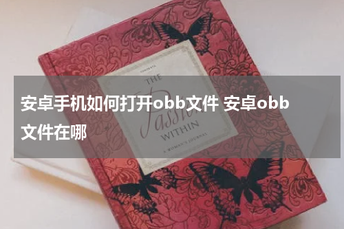 安卓手机如何打开obb文件 安卓obb文件在哪