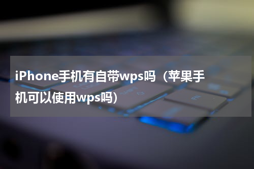 iPhone手机有自带wps吗（苹果手机可以使用wps吗）