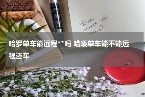 哈罗单车能远程**吗 哈喽单车能不能远程还车
