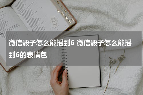 微信骰子怎么能摇到6 微信骰子怎么能摇到6的表情包