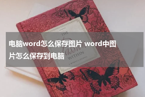 电脑word怎么保存图片 word中图片怎么保存到电脑