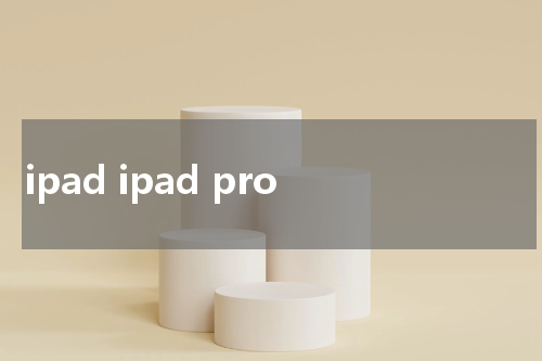 ipad ipad pro