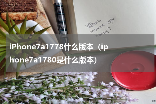 iPhone7a1778什么版本（iphone7a1780是什么版本）