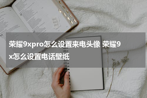 荣耀9xpro怎么设置来电头像 荣耀9x怎么设置电话壁纸