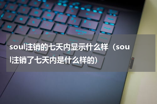 soul注销的七天内显示什么样（soul注销了七天内是什么样的）